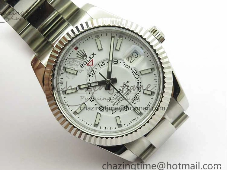 MiroTime 0503 Sky-Dweller 326934 SS Noob 1:1 Best Edition White Dial on SS Bracelet Asian 23J to TechFriendly 2880